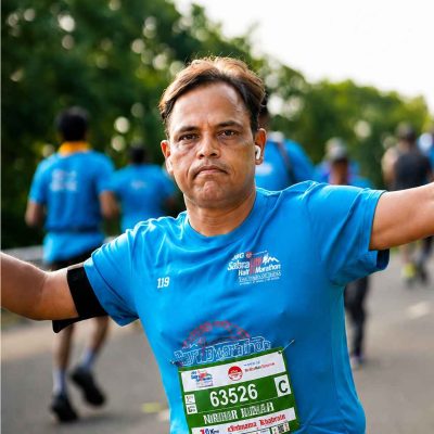 Niranjan I successfully completed 25kms marathon